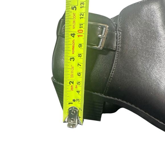 Vionic Millie Black Leather Ankle Boots Size 7.5 Orthotic Comfort Zip Booties - Picture 8 of 10